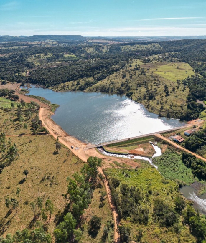 Com mais de 35 dias sem chuva, Senador Canedo mantém reservatórios cheios e abastecimento regular.