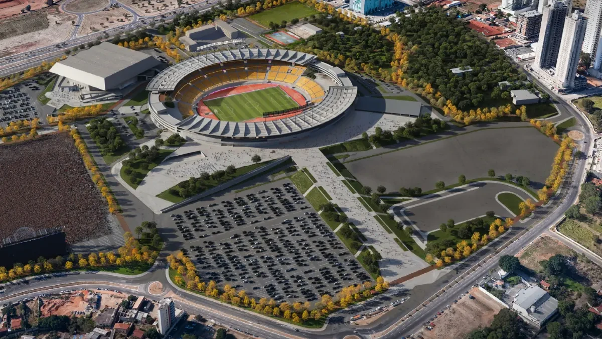 'Novo' Serra Dourada terá até 44 mil pessoas em dias de jogo e 60 mil nos shows (Foto: Divulgação)